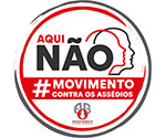 Selo Aqui Não #Movimento contra os assédios